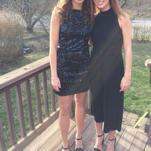 Express sequin mini dress